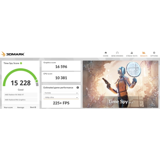 Komputer do gier Vision AMD Ryzen 5 9600X 32GB DDR5 RX 9060 XT 16GB 1TB 850W  W11Pro biała / czarna